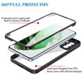 thumbnail image 4 of Samsung Galaxy S22 Plus Case with Screen Protector, Dual Layer Hybrid Clear Shockproof Full Protective Cover Case  Galaxy S22 Plus Phone (6.6 inch, 2022), Purple, 4 of 10