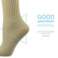 thumbnail image 3 of Sierra Socks Boys & Girls Midweight Organic Cotton School Crew Socks, 3 Pack, Durable Fit, 3 of 6