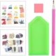 thumbnail image 5 of 5D DIY Diamond Paintings 2 Kits Crystal Rhinestone Diamond Paintings bordados Ideal para la decoración de la pared de la oficina en el hogar 30x40cm Love Home TUNC Sencillez, 5 of 5
