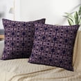 thumbnail image 3 of LALILO Throw Pillow Covers Pencil Ethnic With Navy Blue And Cream Cushion Cover 18" x 18", 3846 Pack, 3 of 6