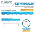 thumbnail image 3 of Membrana para Sistema de Ósmosis Inversa Purikor PKRO-4040ULP, 3 of 3
