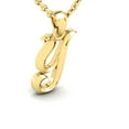 thumbnail image 2 of SuperJeweler Y Initial Necklace In Heavy 14 Karat Yellow Gold With Free 18 Inch Cable Chain, for Women, 2 of 6