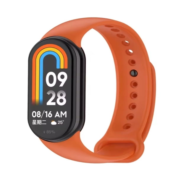 Correa de Silicona para Xiaomi Mi Band 8, Premium, Deportiva, Resistente al Agua