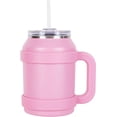 thumbnail image 1 of Termo de Acero Inoxidable de Doble Pared, 1.5 L Termo Grande, Vaso de Viaje Aislado con Tapa y Pajita, Mantiene el Frío Durante 10 Horas y el Calor Durante 8 Horas (Rosa), 1 of 9