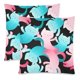 thumbnail image 1 of ABPHQTO Fundas de almohada con diseño de gato Fundas de almohada Impresión de dos lados 45x45 cm, juego de 2, 1 of 2