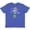 Retro Heather Royal, variant on Inktastic Funny Christmas I'm the Boss Elf with Shoes and Hat Youth T-Shirt