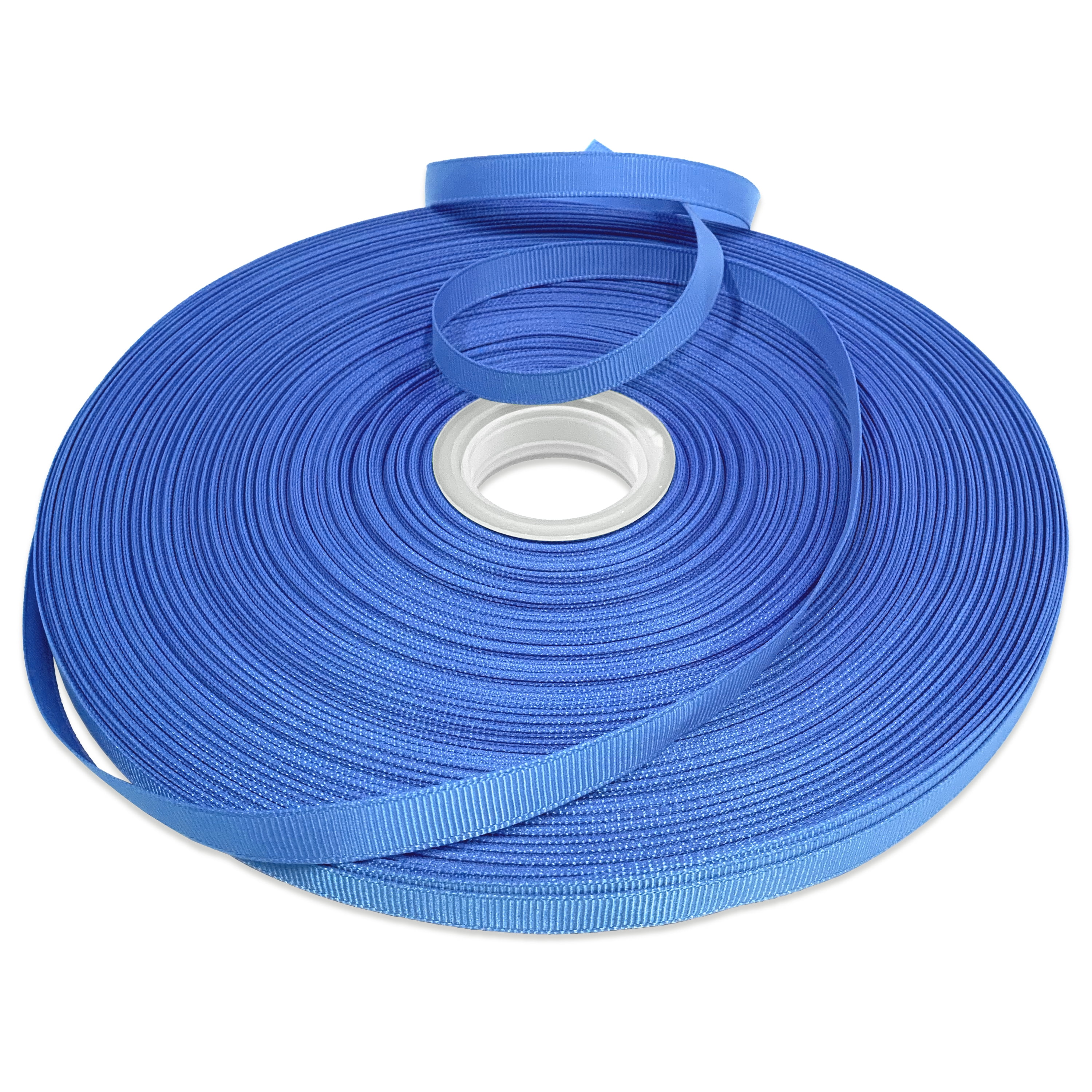 Royal Blue Grosgrain Ribbon for Crafts and Bows, 3/8" x 100 Yards by Gwen Studios