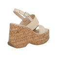 thumbnail image 3 of Zapatillas Plataforma Mujer Casual Real Jungle Correa Altas beige 26, 3 of 4