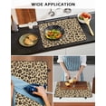 thumbnail image 6 of nqOlkjepod Large Induction Cooktop Protector Mat 36"x21", Modern Leopard Textured Stove Top Covers for Electric Stove, Chic Animal Fur Printed Stove Burner Cover Mats, Glass Top Stove Cover, 6 of 8