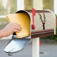 thumbnail image 4 of maskred Festive Atmosphere Vibrant Deer Patterned Sleeve For Mailbox Bright And Warm YTYH2309037 1Set, 4 of 6
