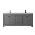 thumbnail image 7 of Wyndham Collection Wcv232380d-Vca-Mxx Avery 80" Free Standing Double Basin Vanity Set -, 7 of 7