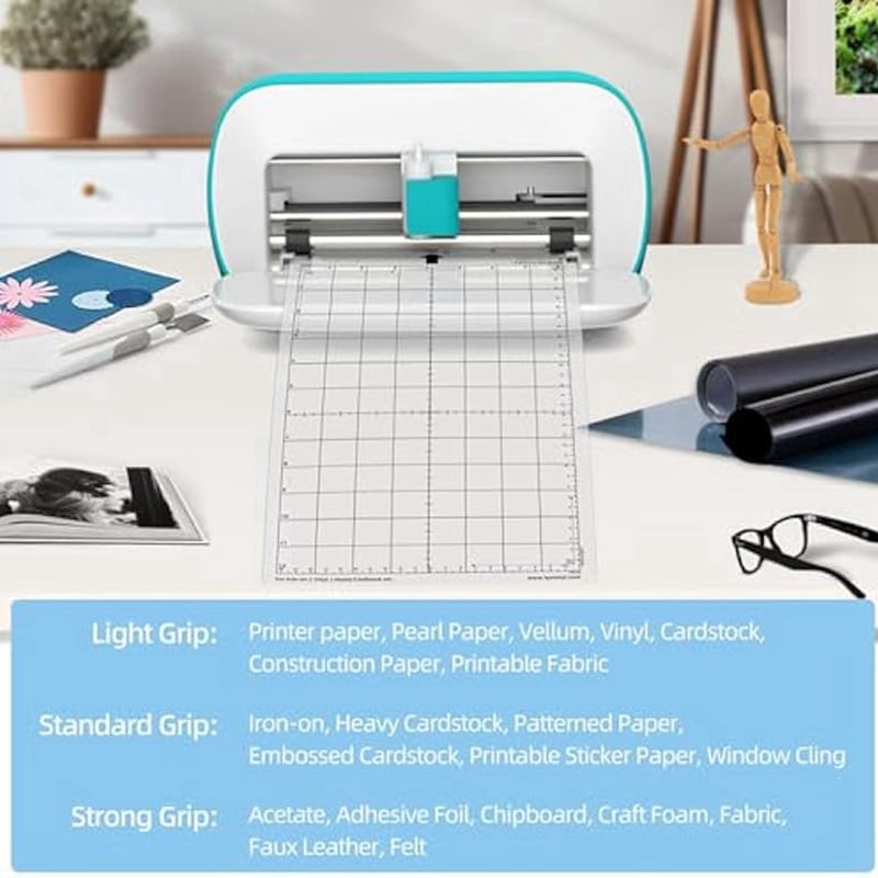 Cutting Mats for Silhouette Portrait(15 Pack) 12X8in Cutting Mats Replacement for Silhouette Cameo Accessories