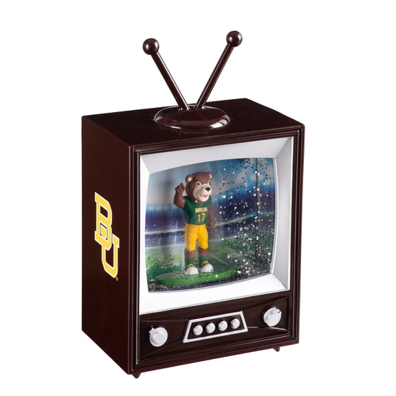 Baylor Bears 8" Vintage TV Water Globe Lantern with Mascot
