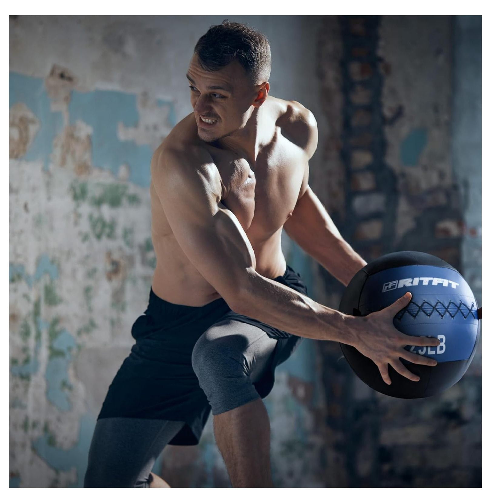 Medicine Ball for Exercise - Wall Balls for Slamming & Strength Training - Soft PU Leather Weighted Balls for Gym & CrossFit - 5/10/15/20/25/30 lbs