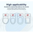 thumbnail image 3 of Cat Toilet Training Kit, Universal Reusable Cat Toilet Trainer, Cat Toilet Training System, Train Your Cat to Use The Toilet, Cat Toilet Training Seat Tool for Pet Cleaning, 3 of 13
