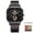 Brown, variant on Fashion Business Men Watch Casual Vintage Auto Date Big Square Dial PU Leather Strap Quartz Watches for Man Gifts Funky Wristwatch