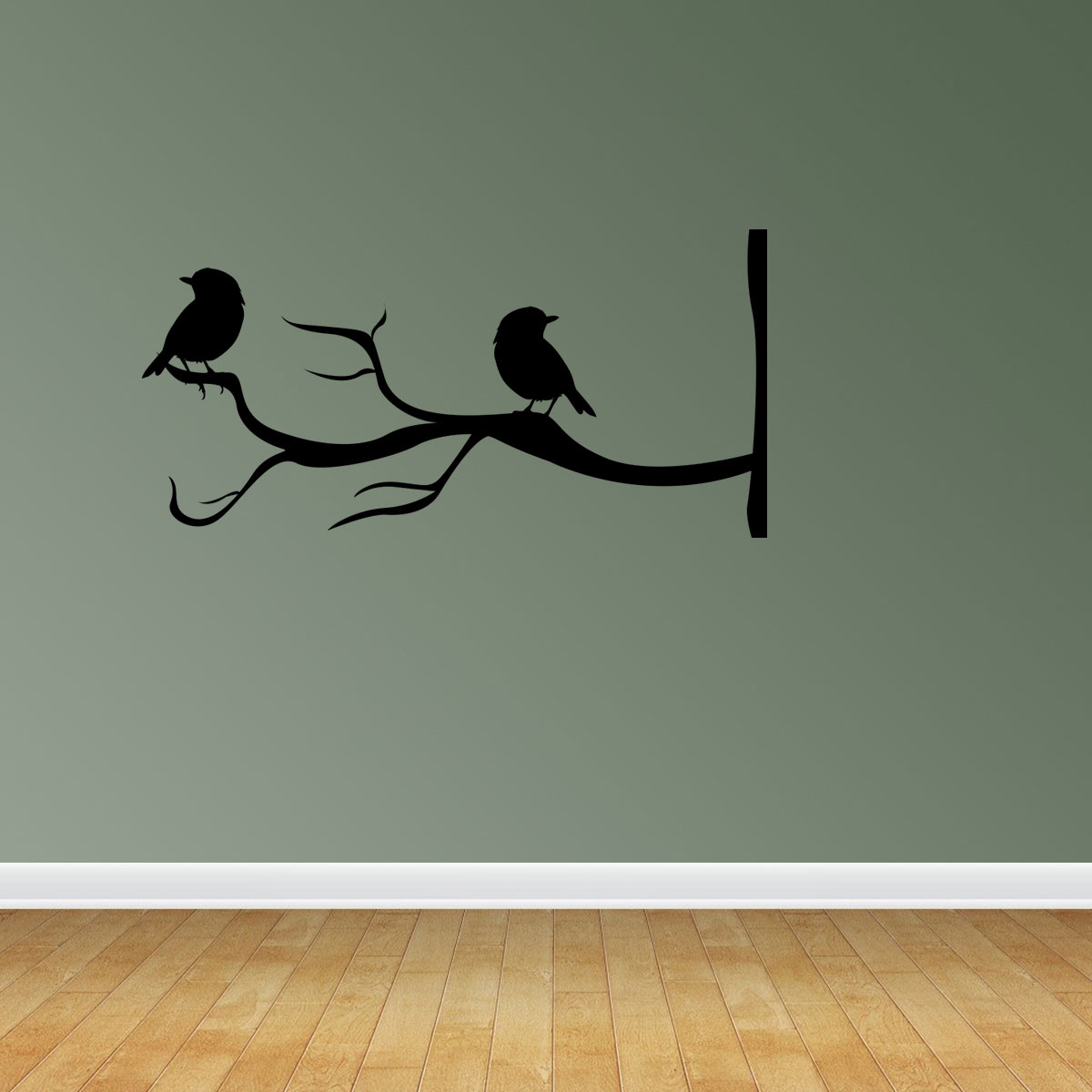 Empresal 2 Birds on Bare Branches Vinyl Wall Decal Quote Sticker Home ...