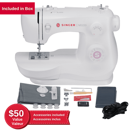 Singer® M3220 Mechanical Sewing Machine, Certified Used, Factory Serviced