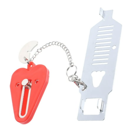 PBPBOX Random Style Door Lock for Travel Safety Red 1Pack