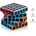 thumbnail image 3 of Magic Speed ​​Cube5x5x5 Speed ​​Cube Magic Cube Carbon Fiber Sticker Holiday Gift for Kids Adults Black, 3 of 5