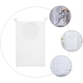 thumbnail image 5 of 2 Pcs Bathroom Storage Bag Basket for Baby Nursery Hanging Laundry Bags Vacuum Supply Pouch White Polyester, 5 of 6