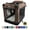 Brown, variant on EliteField 3-Door Folding Soft Dog Crate with Carrying Bag and Fleece Bed (2 Year Warranty), Indoor & Outdoor Pet Home