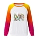 thumbnail image 4 of Puntoco Sudadera de manga larga suelta con cuello redondo para mujer Puntoco Puntoco-7824, 4 of 4