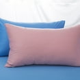 thumbnail image 3 of 1 Pair Solid Color Throw Pillow Case Dust-proof Cotton Hidden Zipper Throw Pillow Cover for Car, 3 of 8