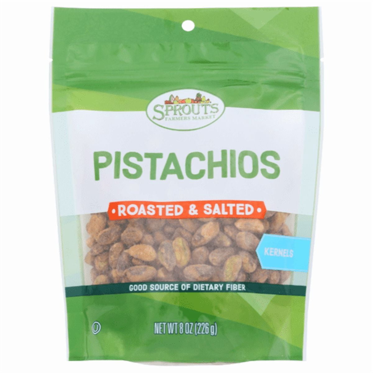 Sprouts Roasted Salted Pistachio Kernels 8 oz (Pack of 2)