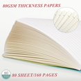 thumbnail image 4 of shiyou-[4 Pack] Spiral Notebook, A5 Size College Ruled Notebooks, PP Hardcover Spiral Notebook Ruled Lined Journal Notebook Bulk, 80 Sheets / 160 Pages Spiral Bound Notebook (5.7"x 8.3"), 4 of 4