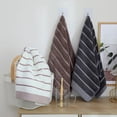 thumbnail image 5 of Nvzi 6 toallas de baño multiusos para uso en el baño, para hacer ejercicio y afrontar distintas situaciones sin esfuerzo. Toalla negra de 13,39 x 29,13 pulgadas (color café), 5 of 5