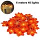 thumbnail image 1 of Cadena de luces Luz de hoja de arce Decoraciones de iluminación colgantes centelleantes Compatible con jardín interior al aire libre Fiesta de Navidad de Acción de Gracias de Halloween, 1 of 4