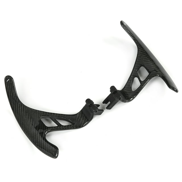 Palancas de cambio de fibra de carbono de longitud extendida, repuesto negro brillante para Nissan GT-R R35 2007-2016