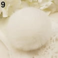 thumbnail image 2 of Fairnull Soft Faux Rabbit Fur PomPom Keychain Handbag Cell Phone Pendant Charms Key Ring, 2 of 9