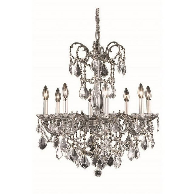 Elegant Lighting Athena 24" 8 Light Royal Crystal Chandelier