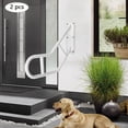thumbnail image 2 of 1pc 25" U-Shaped Handrails for Outdoor 1-3 Steps Wall Mount Handrail Grab Bar, 2 of 18