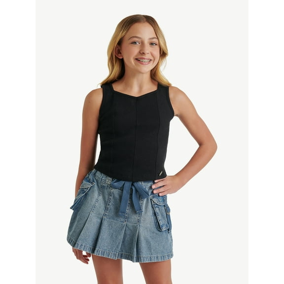 JSport Girls Baselayer Rib Tank, Sizes XS - XLP