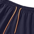 thumbnail image 4 of cfhntfmh Mens Drawstring Athletic Shorts Quick Dry Elastic Waist Gym Workout Lightweight Stretch Shorts with Pockets, 4 of 7