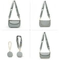thumbnail image 6 of Messenger Crossbody Bags for Women Shoulder Bag with Mini Coin purse pouch accessory keychain with Wristlet Bag, 6 of 7