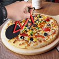 thumbnail image 3 of Uds cortador de Pizza bicicleta azul cortador de Pizza con soporte de exhibición utensilios de cocina antiadherentes herramientas de barra para hornear Pizza MFZFUKR CPB-US-WZY27-1, 3 of 5
