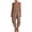 Camel, variant on UDAUDU Womens Rompers Casual Dressy Jumpsuits Loose Fit Sleeveless Baggy Harem Pants Romper Jumpers Summer Outfits Beige L