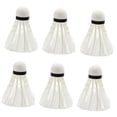 thumbnail image 3 of Lipstore Badminton Shuttlecocks Training Balls Stability Badminton Birdie Badminton Balls 6pcs, 3 of 8