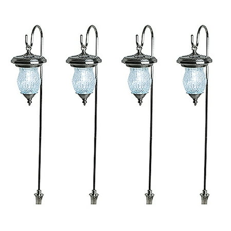 Westinghouse Farrington II 4-Piece Stainless Steel Solar Light Set