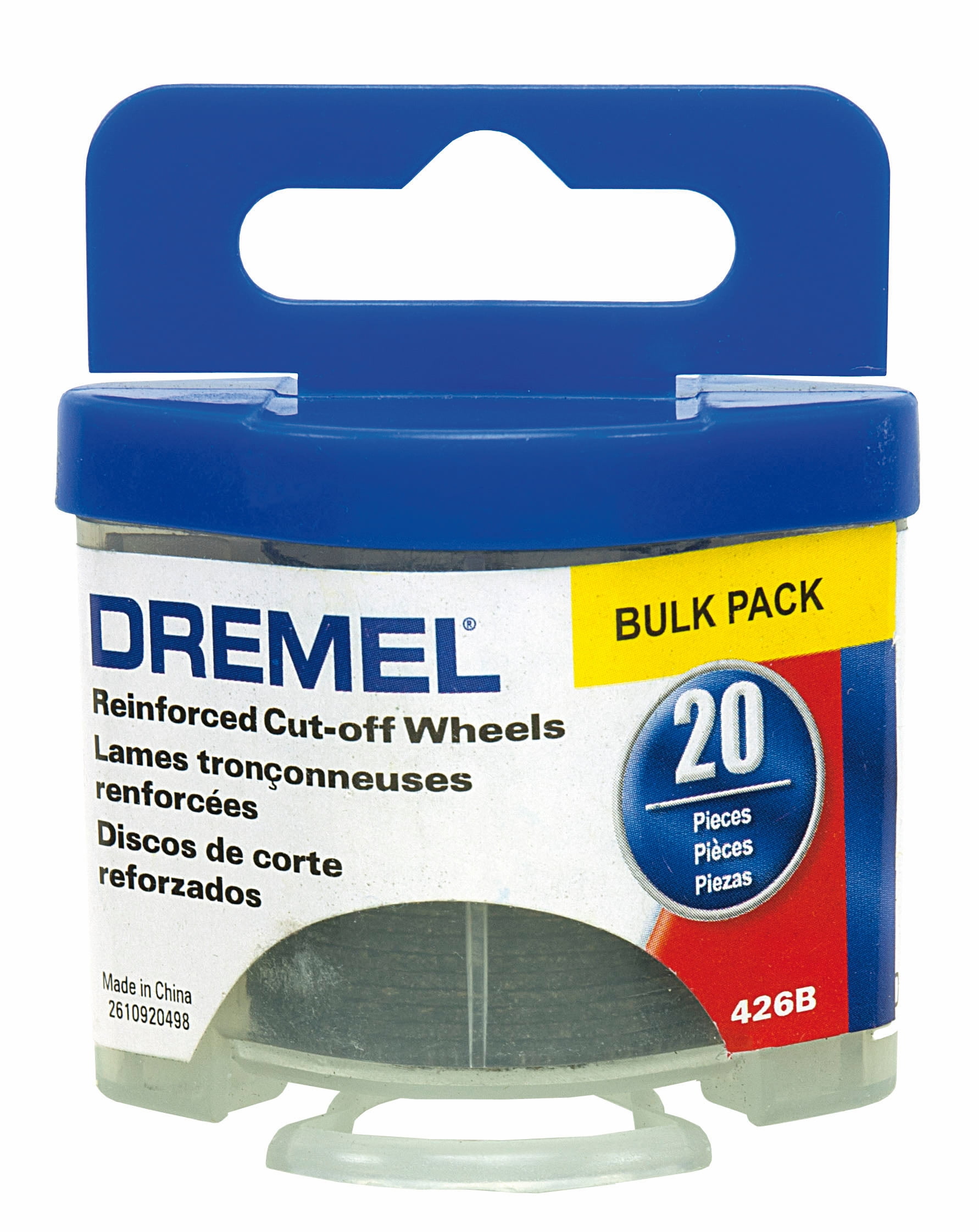 Dremel 426B 11/4" Fiberglass Reinforced Cutoff Wheels, 20 Pack