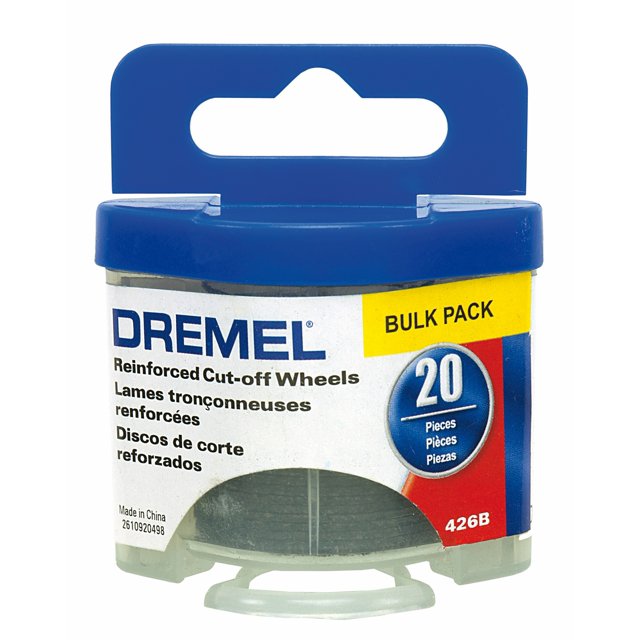 Dremel 426 Reinforced Cut-Off Wheels – 5 Pack, For Rotary Tools