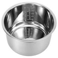 thumbnail image 5 of KAKOWELY Rice Cooker Liner Electric Cooker Inner Pot Stainless Steel Cooker Pot Rice Cooker Accessory,8.66X"X8.66"X5.2", 5 of 5