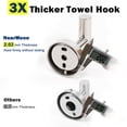 thumbnail image 4 of Ganchos para toallas de baño NearMoon SUS 304 de acero inoxidable, paquete de 16, 4 of 8