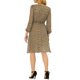 thumbnail image 3 of INSPIRE CHIC Vestido Envolvente de Manga Obispo con V Cuello Floral Bohemio para Mujeres S Marrón-Leopardo, 3 of 6