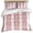 Red, variant on 3 Piece Pink Gray Botanical Duvet Cover Set California King,Microfiber Comforter/Quilt Cover with Corner Ties and 2 Pillowcases,Pastoral Spring Summer Leaf Aesthetics Soft Bedding with Zipper Closure