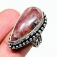 thumbnail image 2 of Natural Rhodochrosite Gemstone Handmade 925 Sterling Silver Ring Size 8, 2 of 2